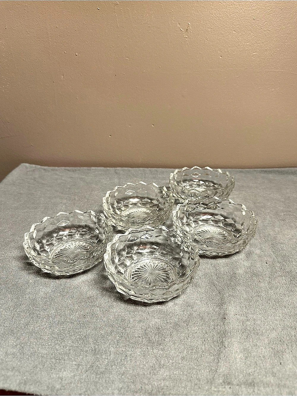 Clear Glass Serving Dishes Set of 5
